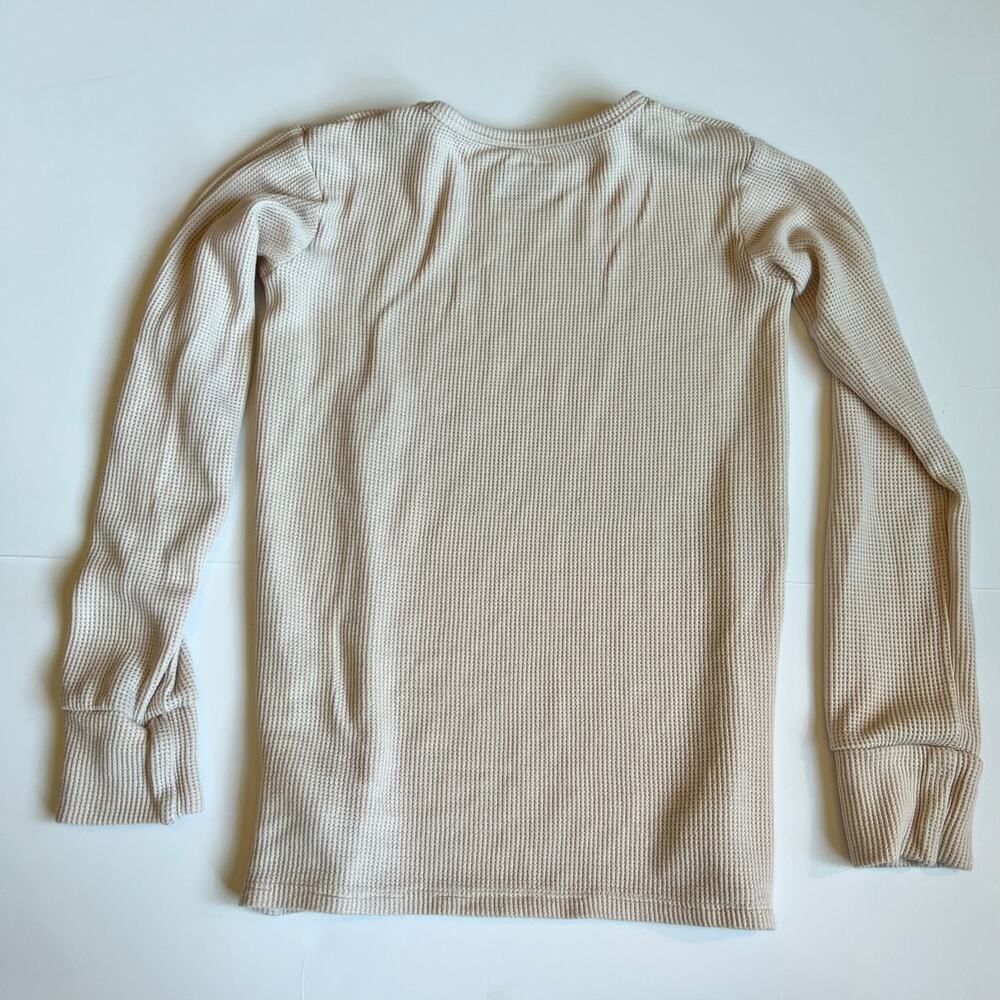 Posh Peanut Waffle Pajama Top - Picture 7 of 7